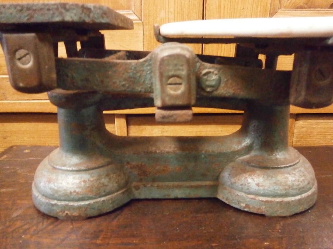 Early 20th Century Grocers Dairy Scales Vintage 1929 photo vintage