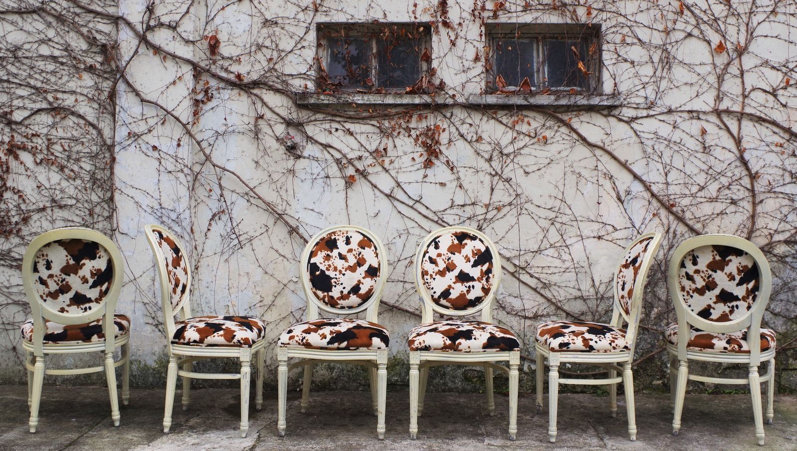 Baroque Style Wooden Dining Chairs, 1980s, Set Of 6 photo 1037.0