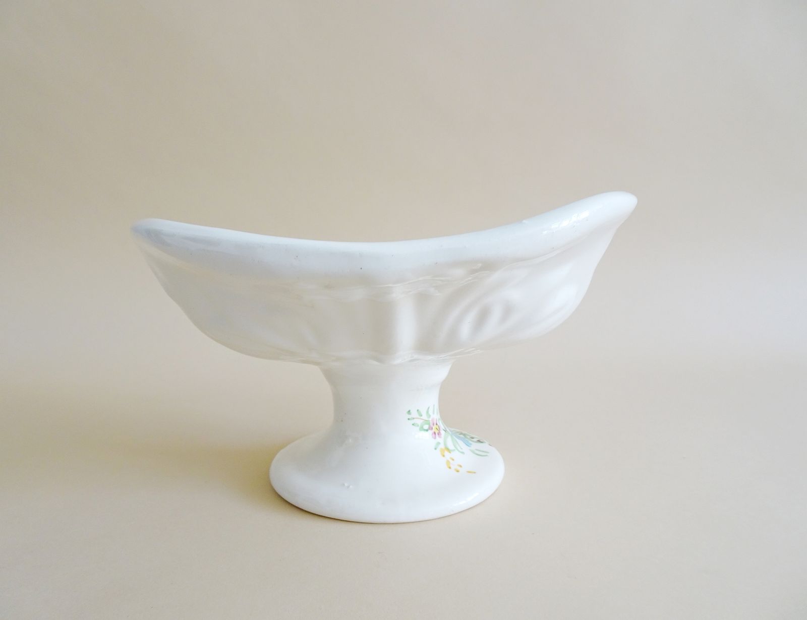 Spanish J. Playà Ceramic Bowl Centerpiece Hand Painted photo vinterior