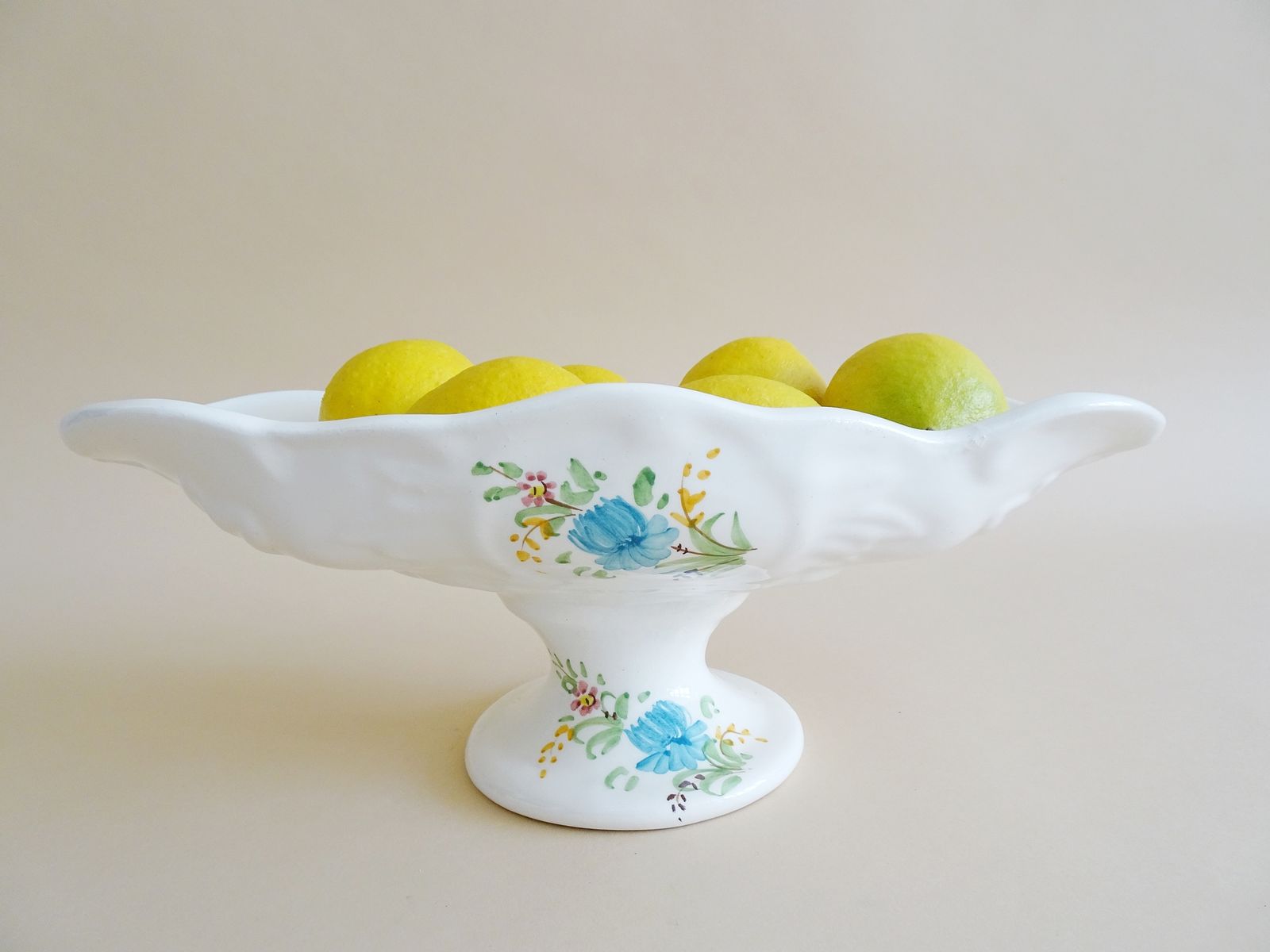 Spanish J. Playà Ceramic Bowl Centerpiece Hand Painted photo Home Decor