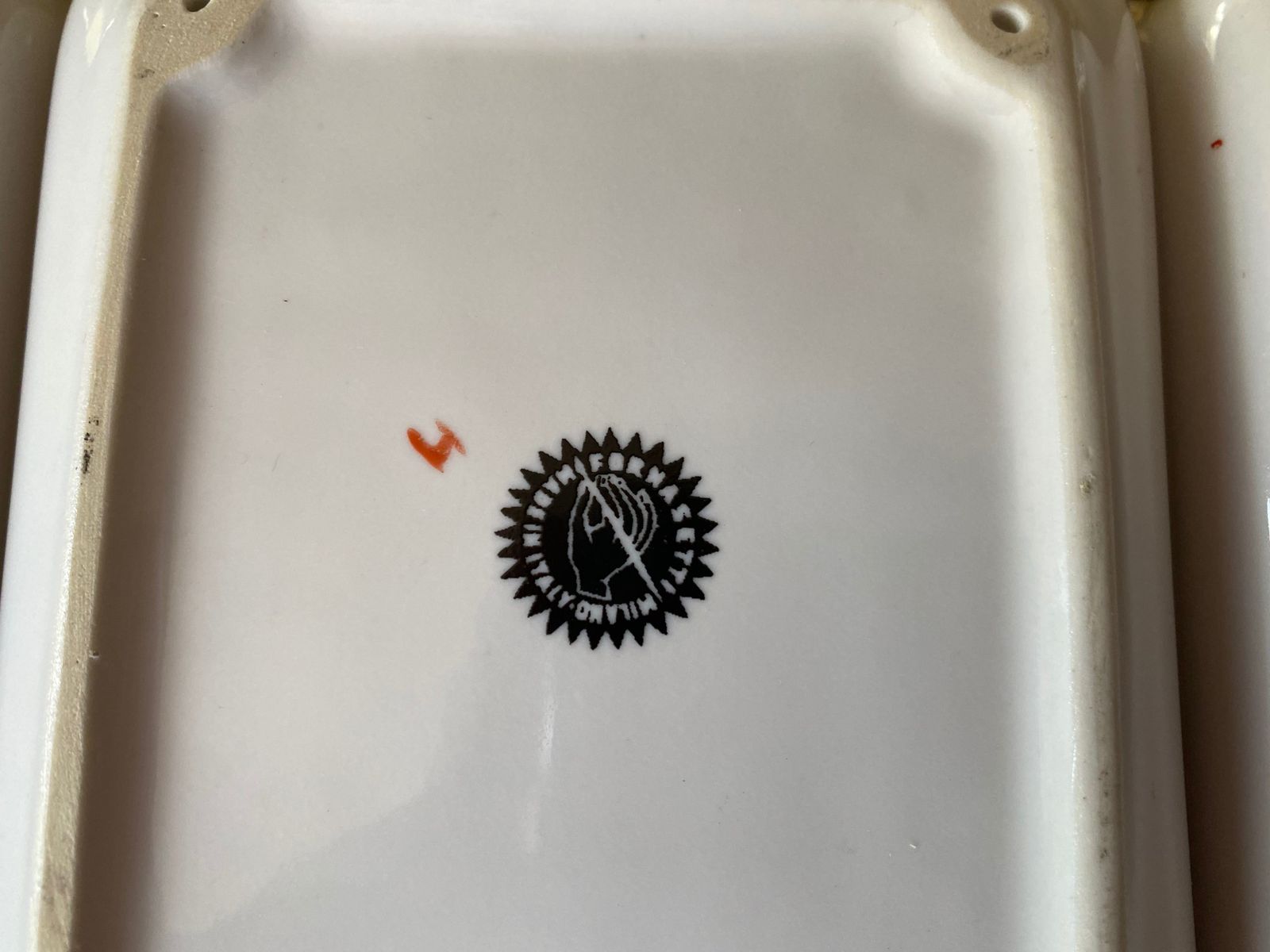 photo for sale 1960s Fish Pesci Appetizer Or Hors D'oeuvre Tray By Piero Fornasetti