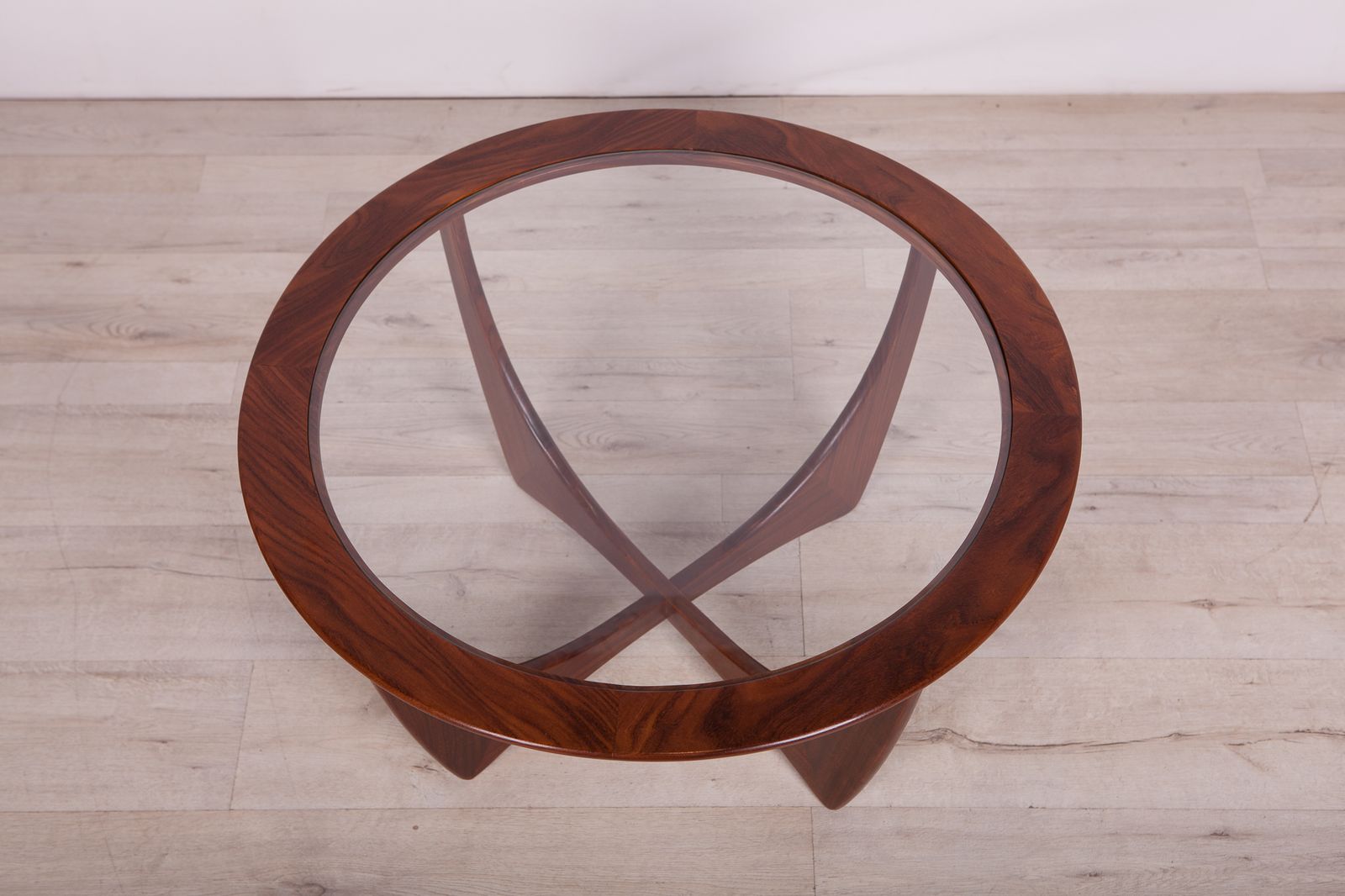 Round Teak Astro Coffee Table By Victor Wilkins For G Plan, 1950s photo for sale