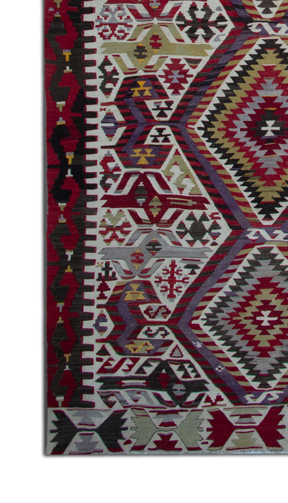 Antique Rugs Anatolian Carpets Uk, Geometric Kilim Rug 156 X 312 Cm photo Textiles