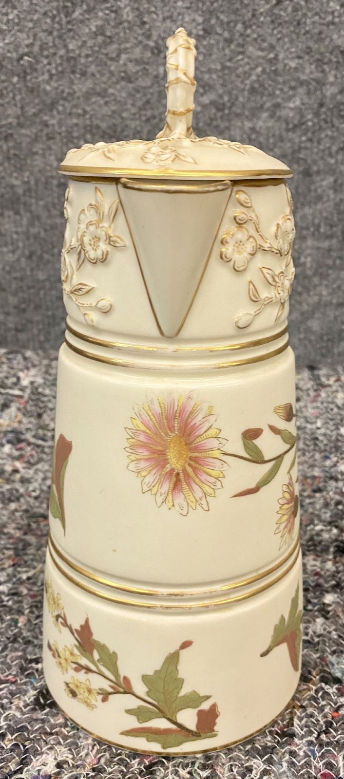 Antique Royal Worcester Coffee Pot photo furniture