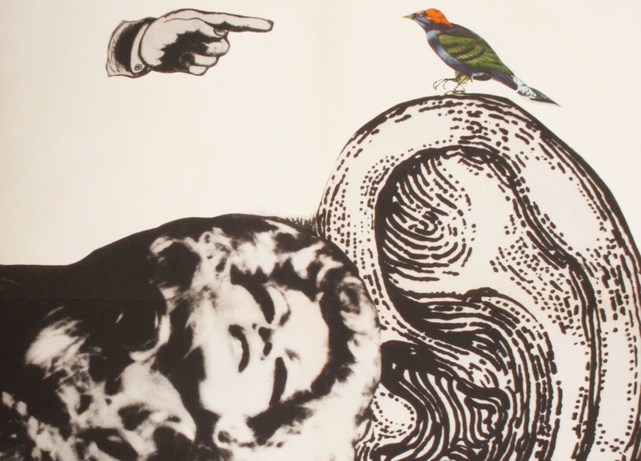 Movie Poster, The Woodpecker, Karel Teissig, 1970 photo Art