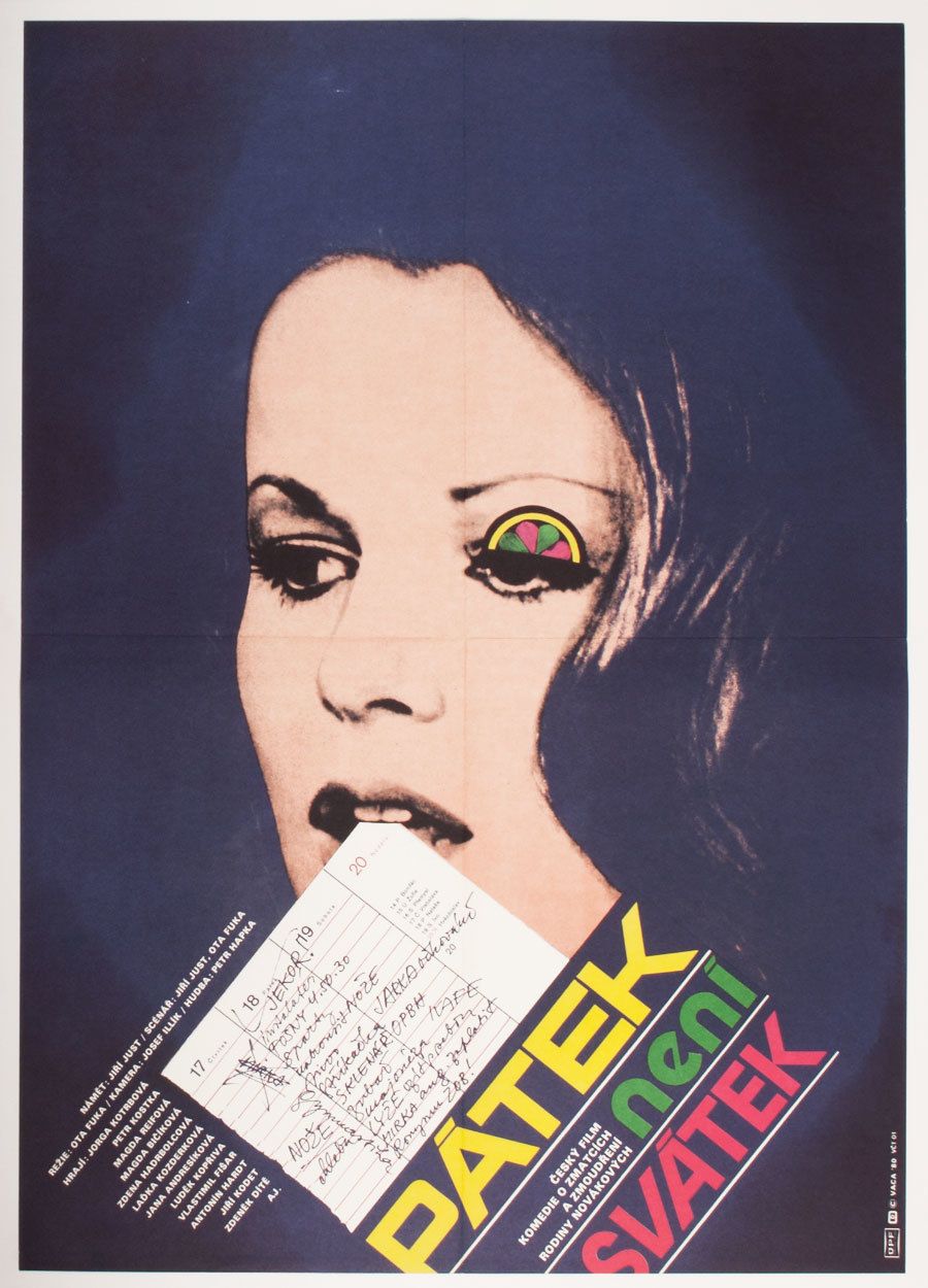Movie Poster, Friday Is No Holiday, Karel Vaca, 1980