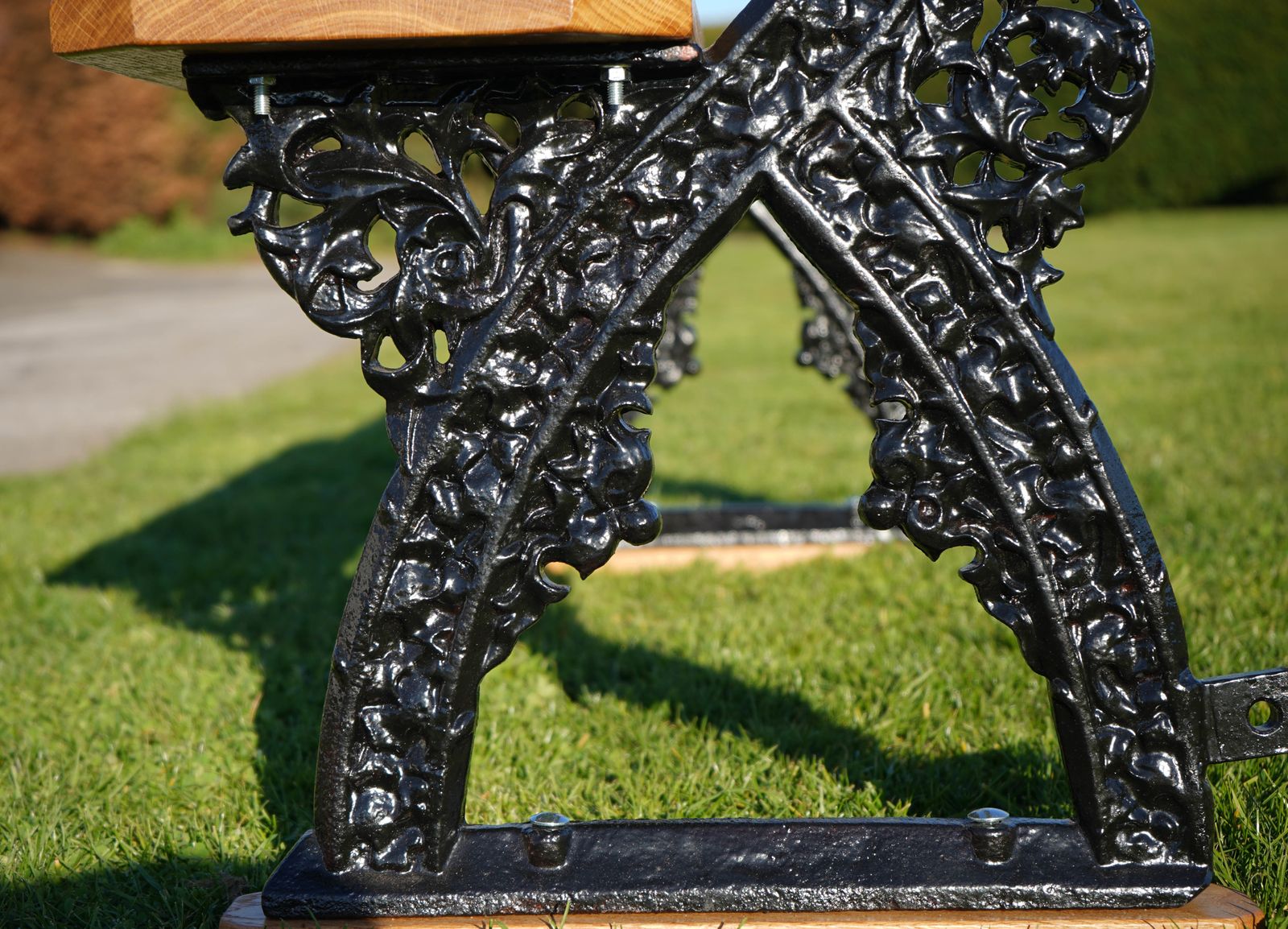 Early Gothic Revival Cast Iron Garden Bench Designed By A.W.N. Pugin photo buy