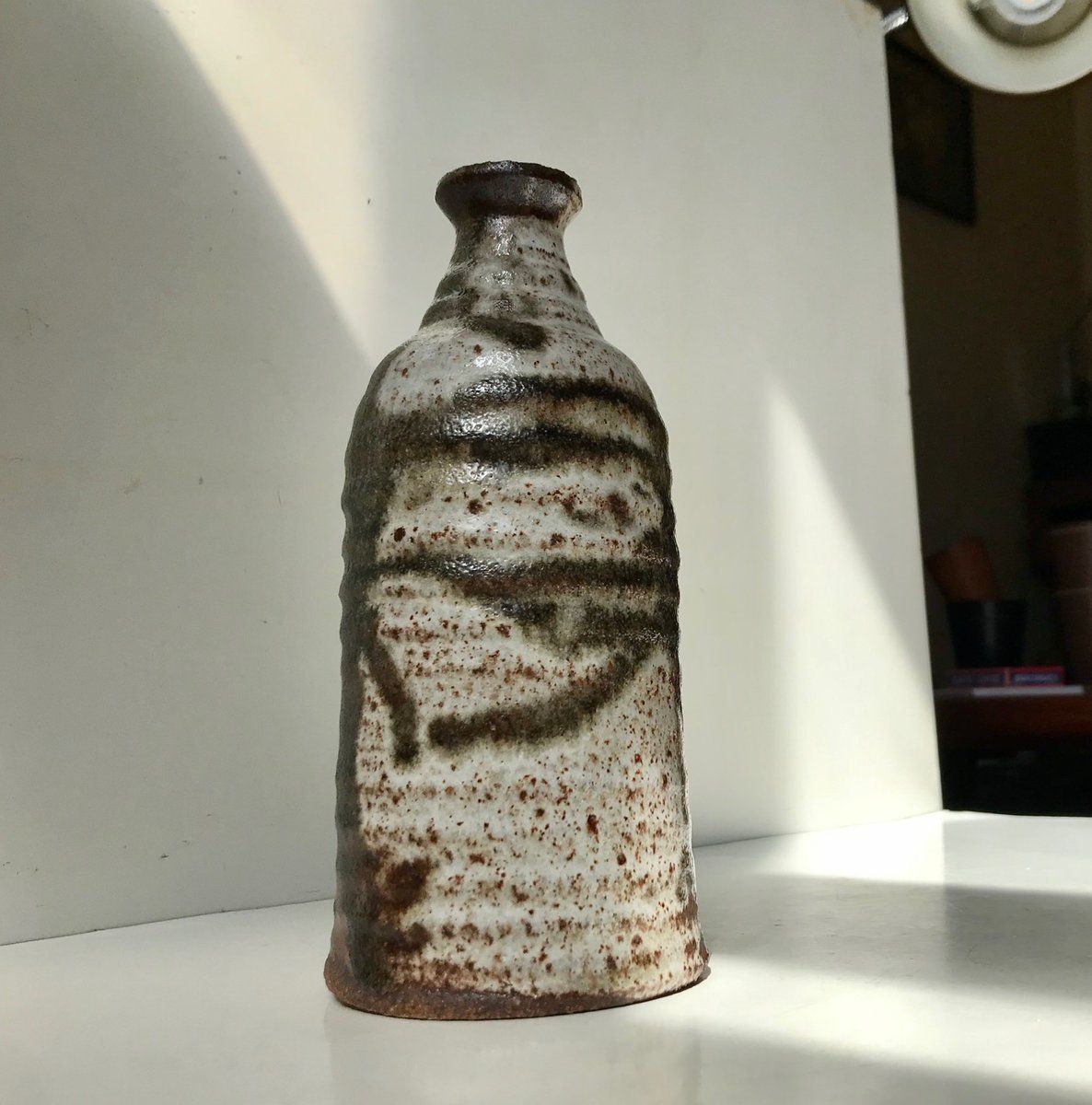 Scandinavian Stoneware Vase, 1970s photo Home Decor