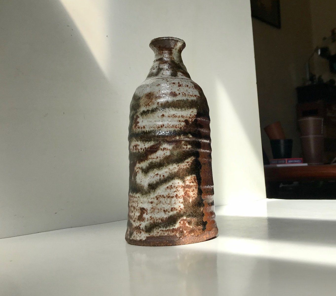 Scandinavian Stoneware Vase, 1970s photo vinterior