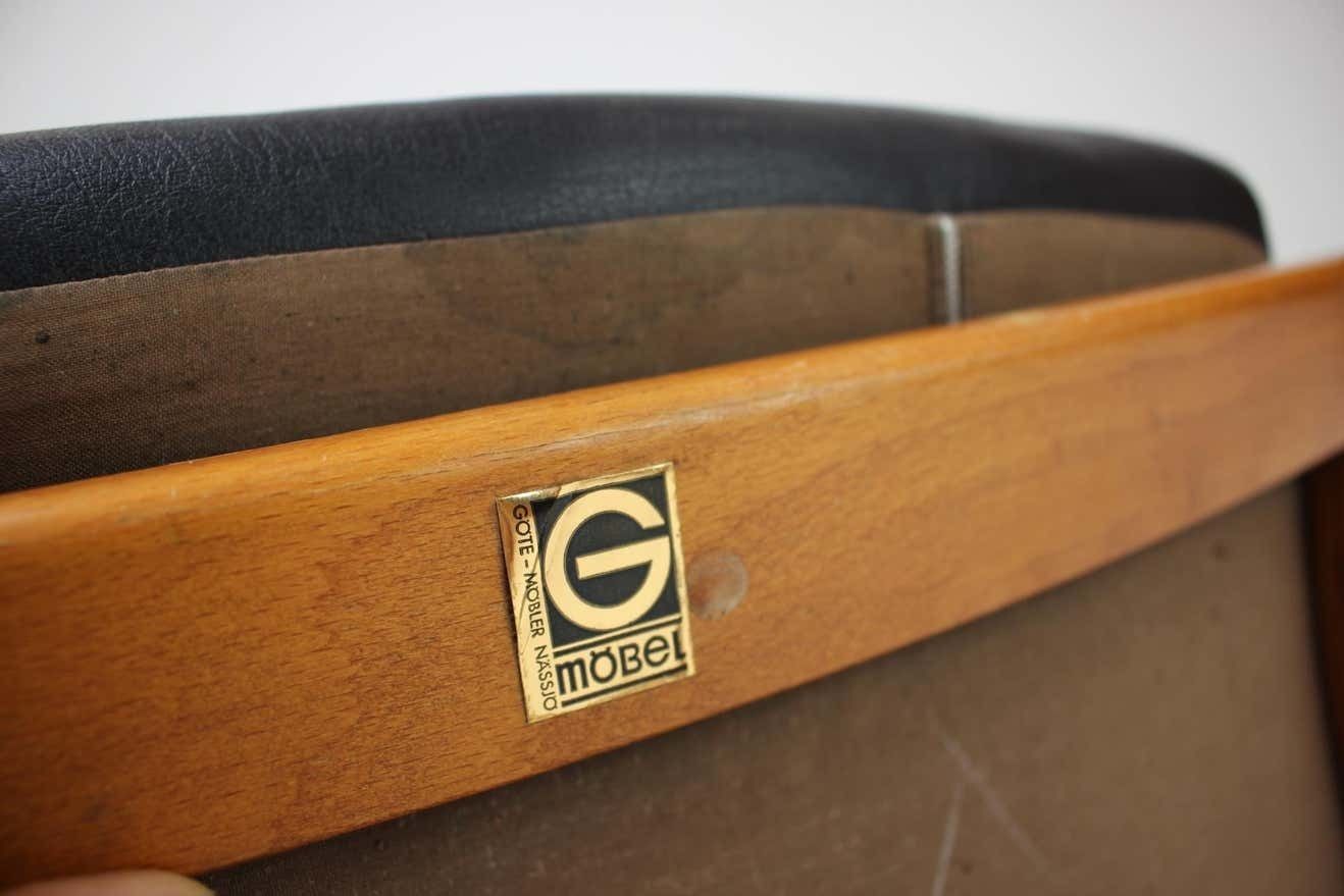 1502.0 Mid Century Swivel Chair By Gote Mobler, 1960s photo