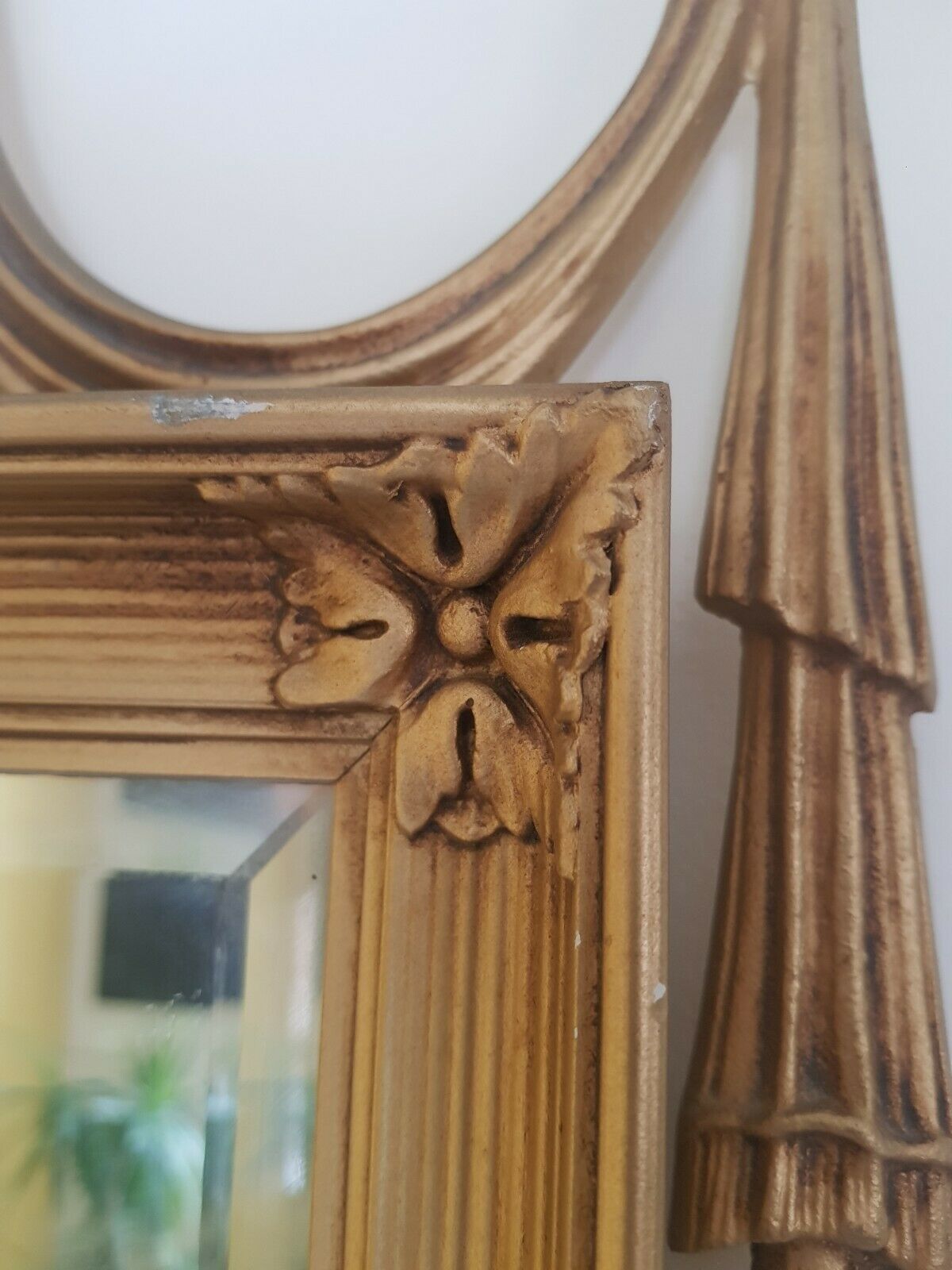 A Stunning Pair Of Adam Style Mid Century Gilt And Bevel Glass Mirrors photo vinterior