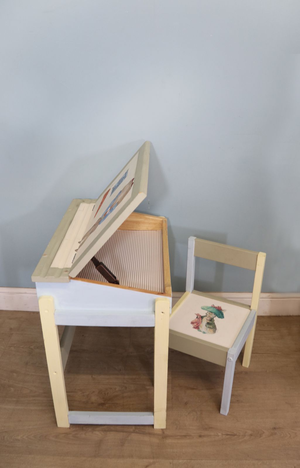 photo furniture Incredible Beatrix Potter Inspired 20th Century Re Purposed Desk And Chair