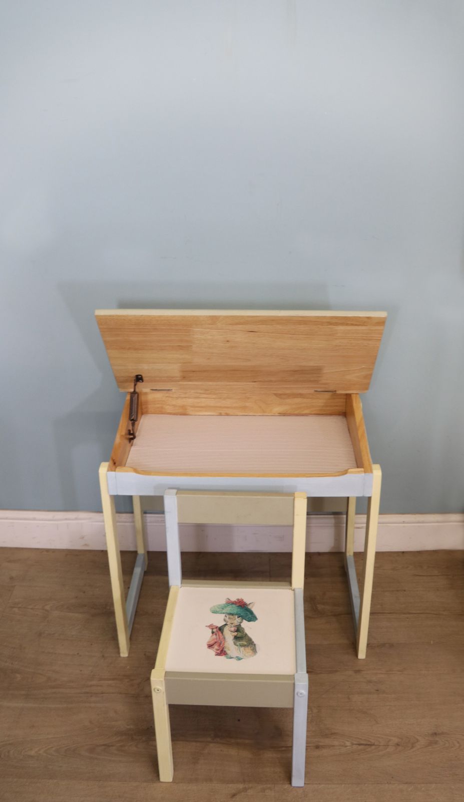 photo for sale Incredible Beatrix Potter Inspired 20th Century Re Purposed Desk And Chair