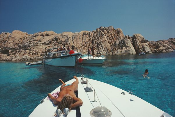 ' Countess On Deck ' By Slim Aarons Oversized C Type
