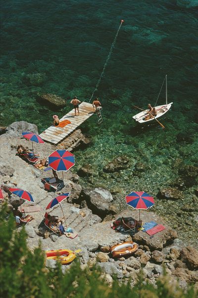 ' Porto Ercole ' By Slim Aarons Oversized C Type