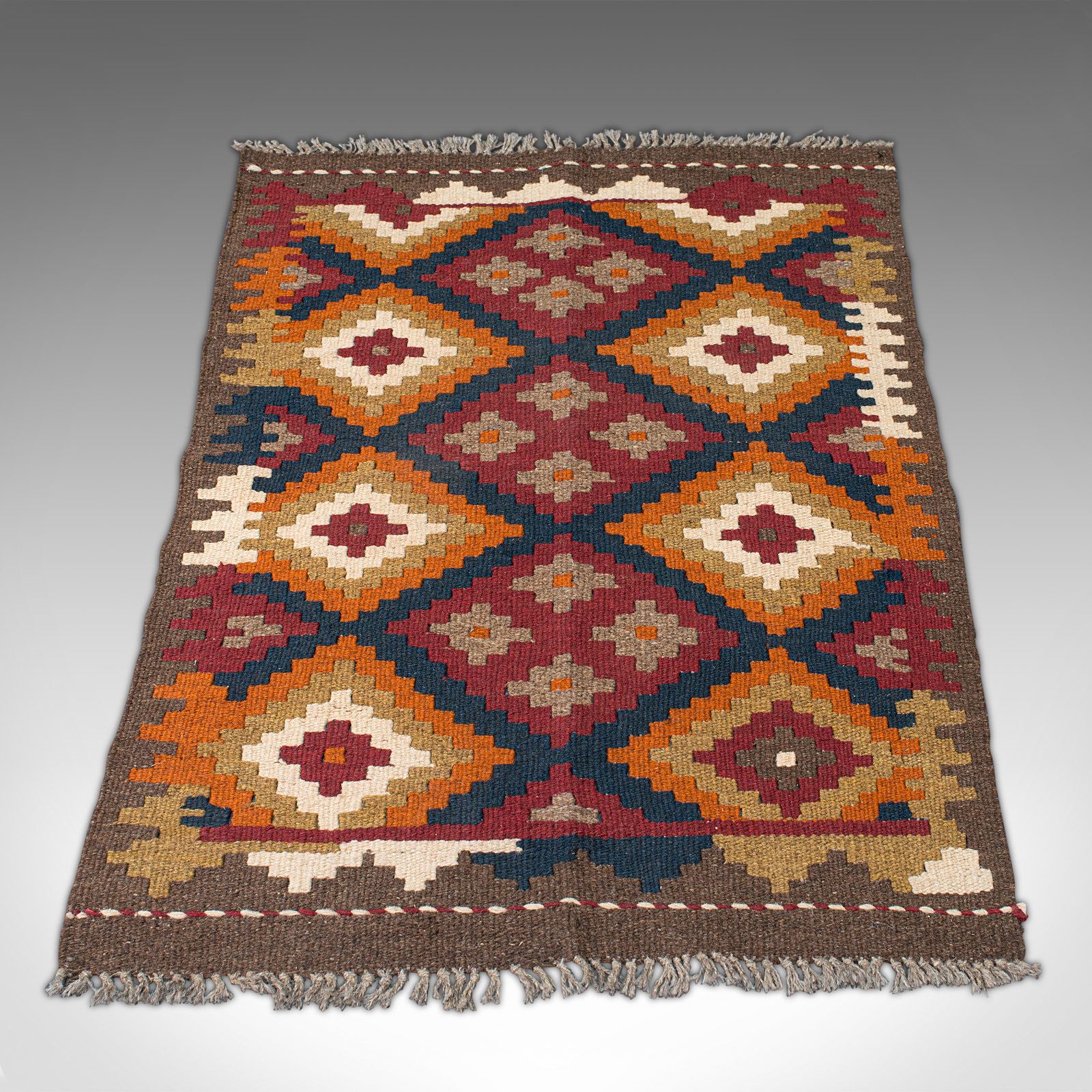 Vintage Maimana Kilim Rug, Caucasian, Decorative Carpet, Prayer Mat, Late 20th.C photo furniture