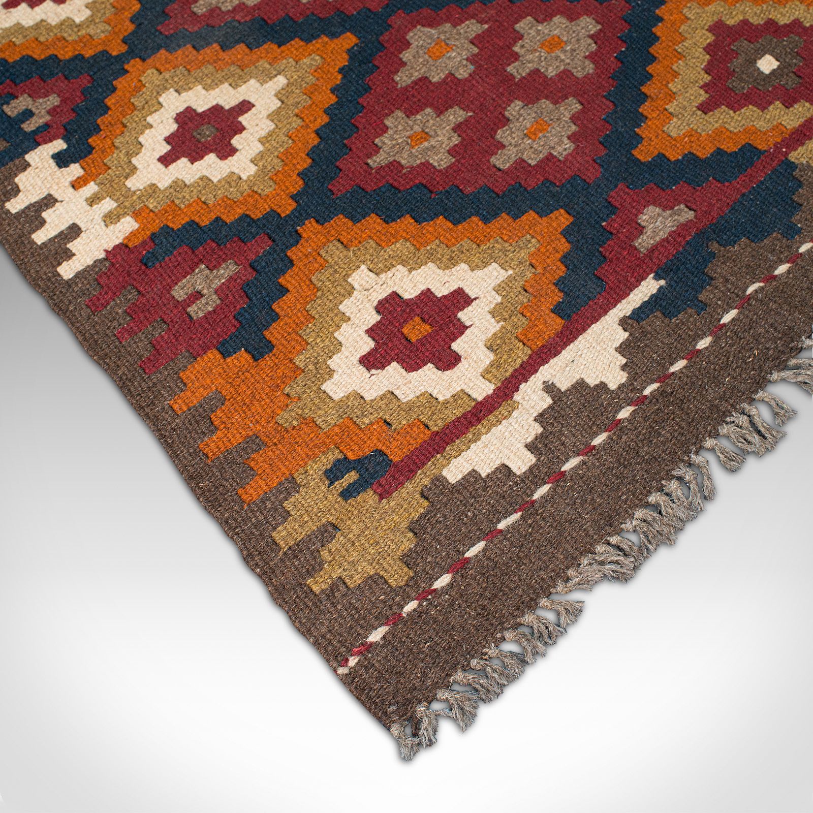 Vintage Maimana Kilim Rug, Caucasian, Decorative Carpet, Prayer Mat, Late 20th.C photo buy