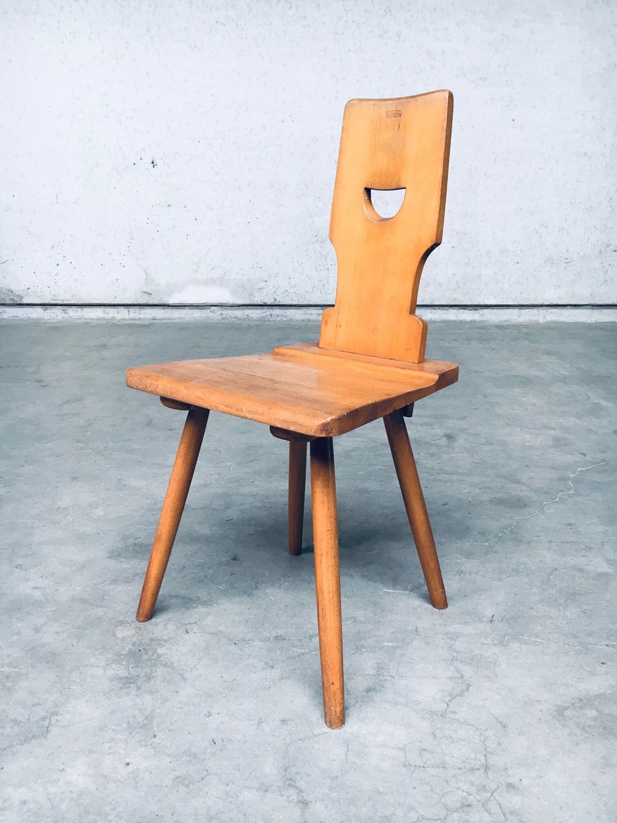 photo for sale Vintage Belgische Brutalist Design Pub Café Stoelen Set Van Torck, België Ca. Jaren 1960