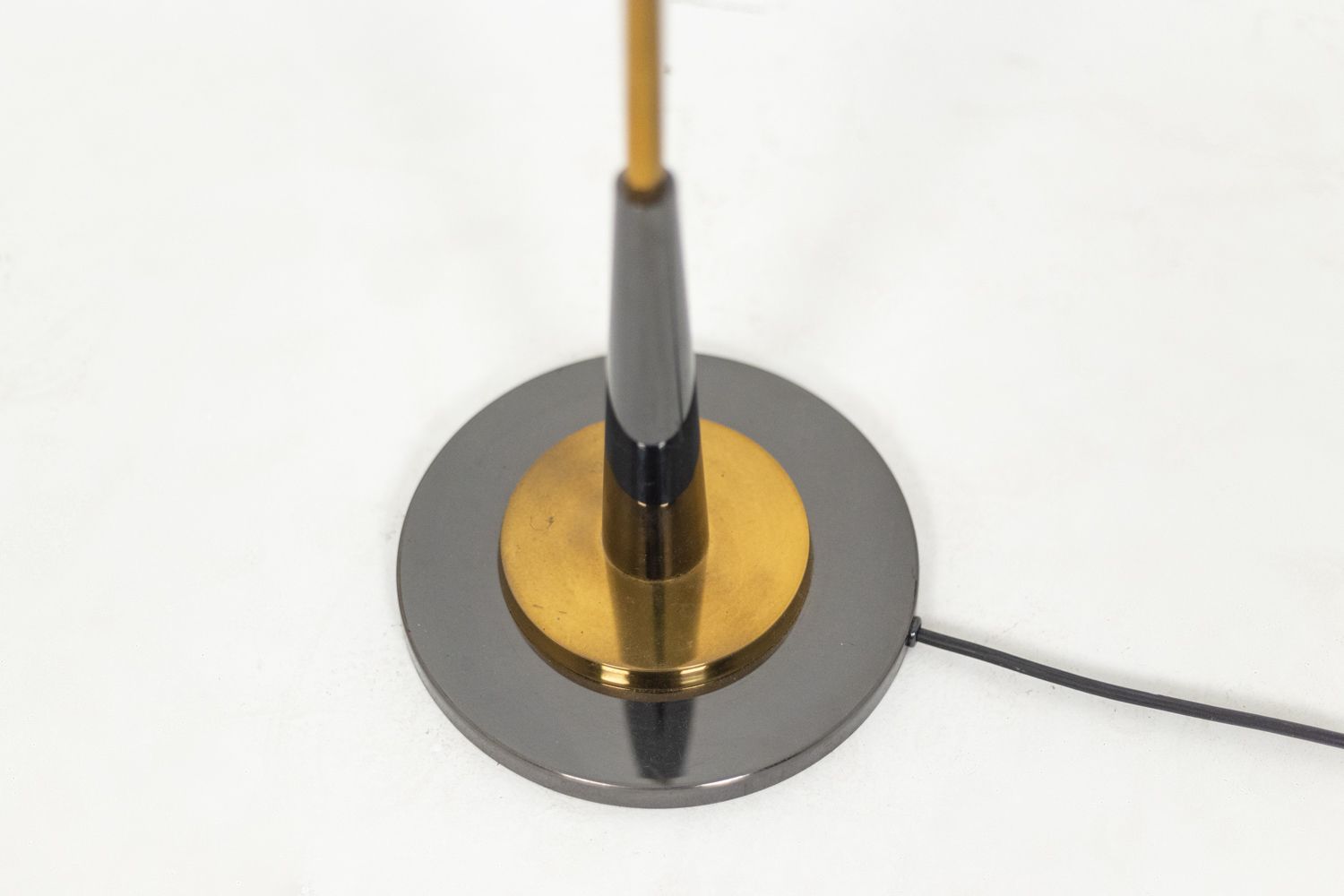 Maison Charles, Quasar Floor Lamp In Gilded And Iridescent Metal, 20th Century photo for sale