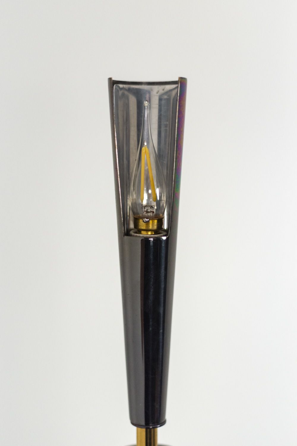 Maison Charles, Quasar Floor Lamp In Gilded And Iridescent Metal, 20th Century photo 1785.0
