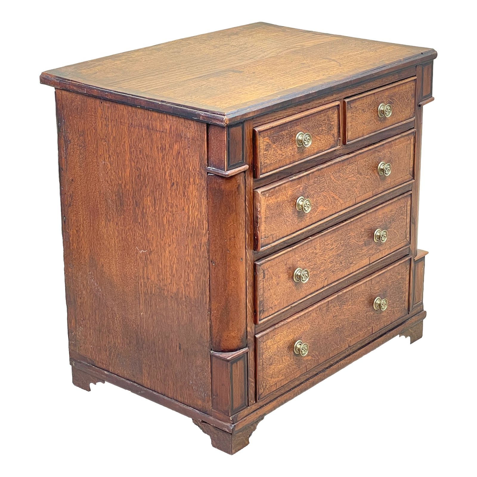 Georgian Oak Childs Chest Of Drawers  (England, Circa 1790) photo Furniture