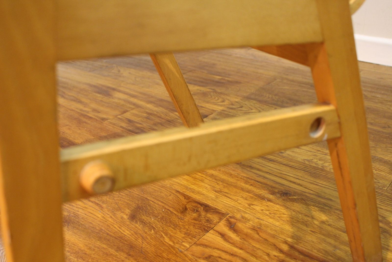 1960’s Danish Teak And Beech Chair With Folding Seat By Kvetny And Sohnner photo for sale