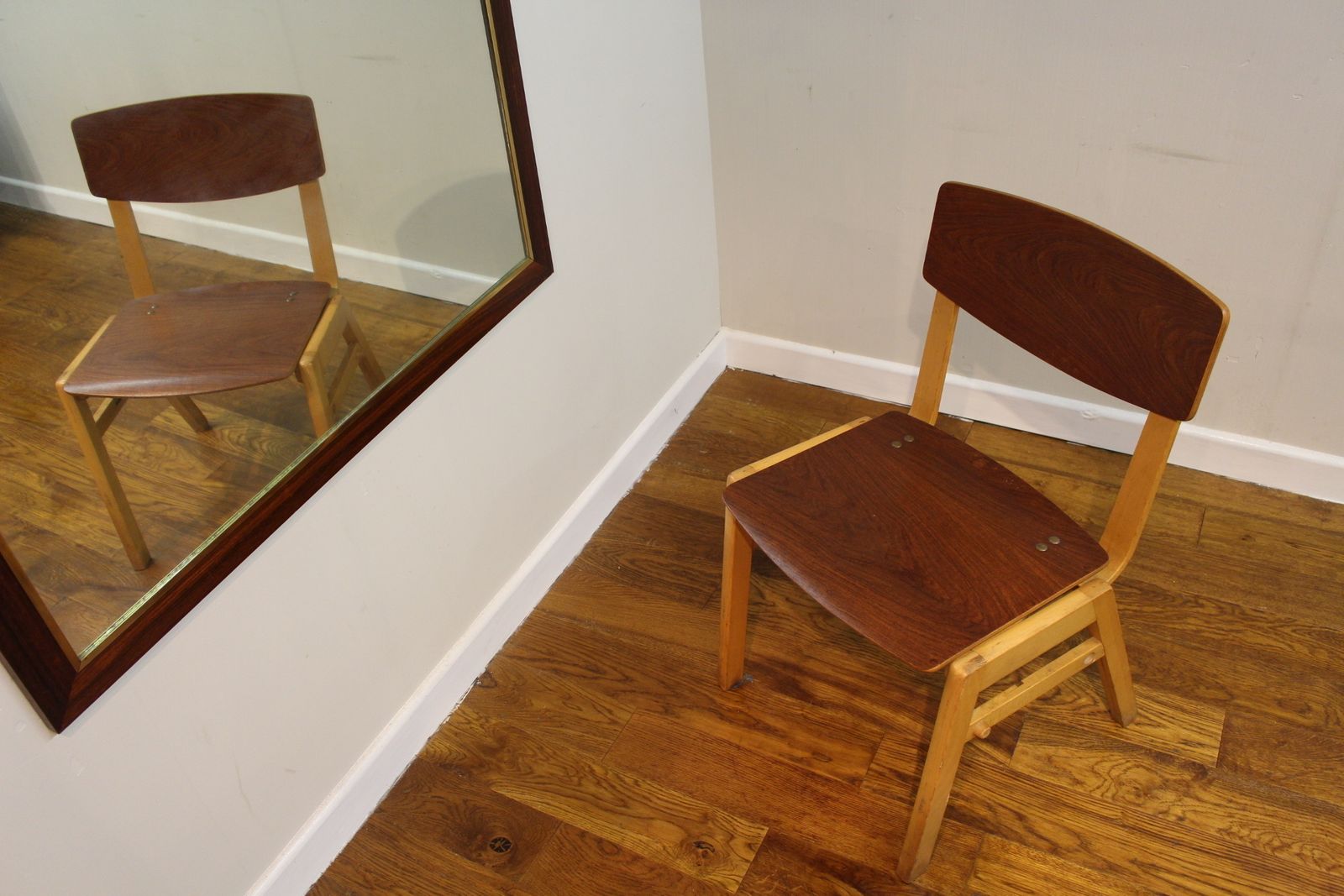 1960’s Danish Teak And Beech Chair With Folding Seat By Kvetny And Sohnner photo 172.0