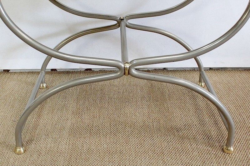 Curule Stool, Jansen Taste, 20th Century photo vintage