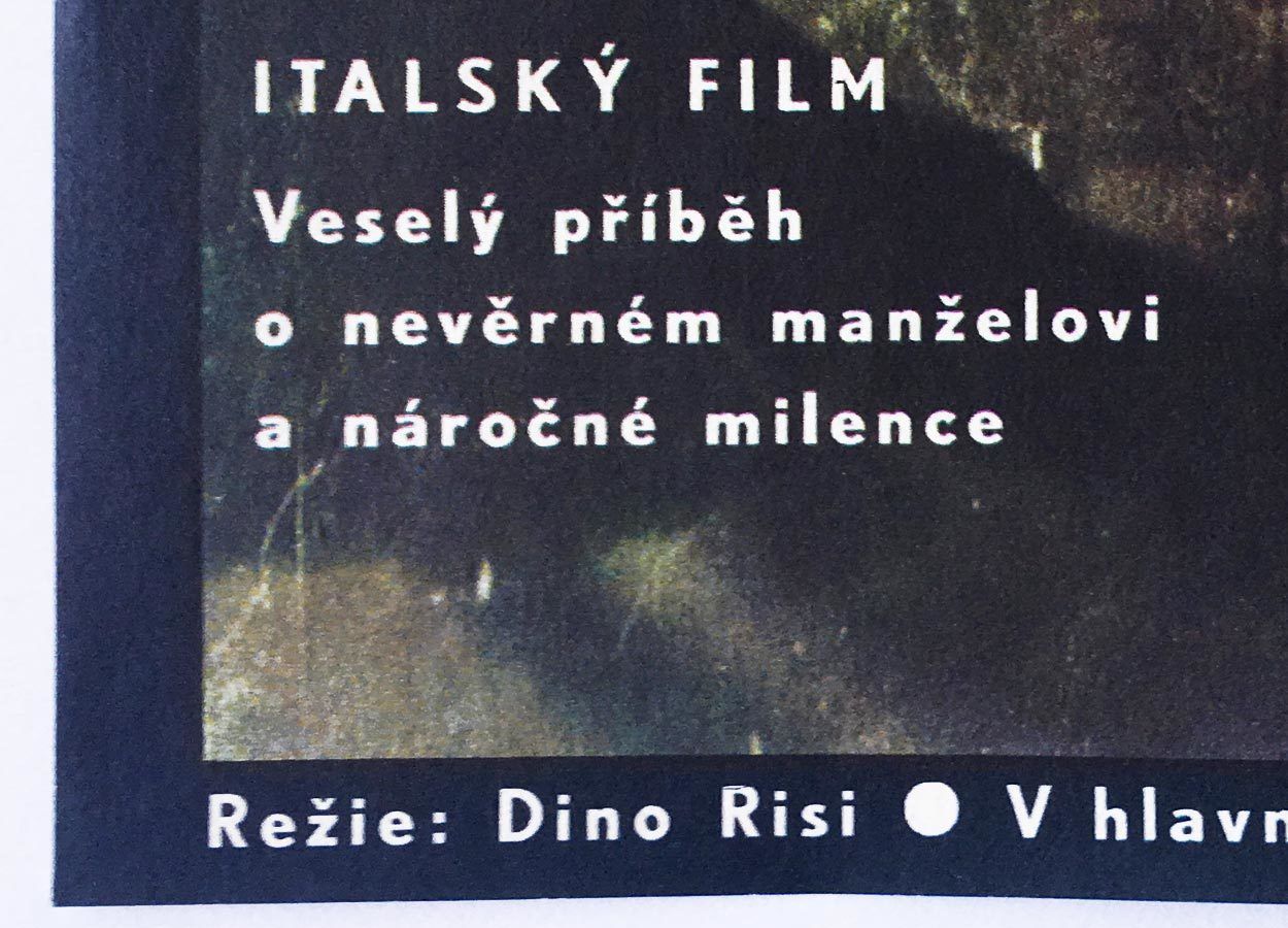 Movie Poster, The Tiger And The Pussycat, Josef Vyleťal, 1968 photo furniture