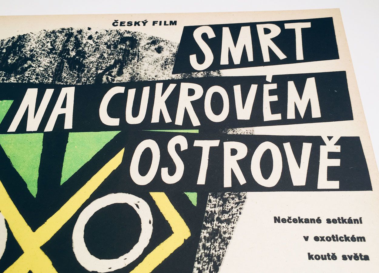 Movie Poster, Death On The Sugar Island, Karel Vodák, 1962 photo for sale