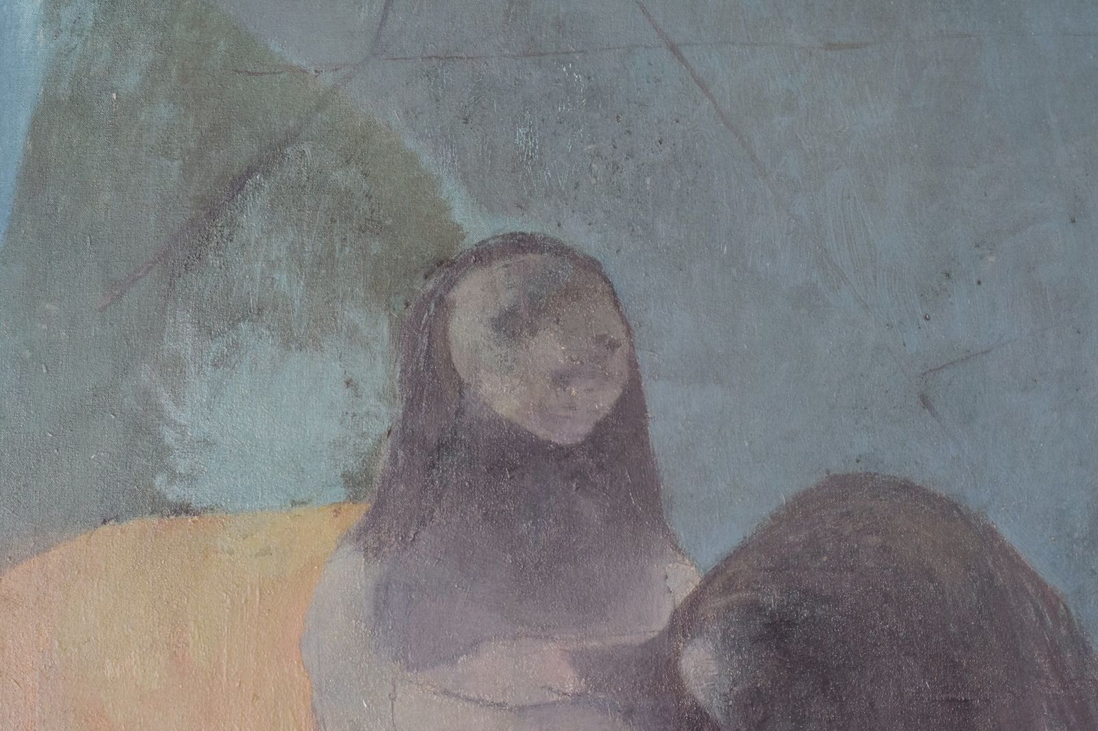 Follower Of Keith Vaughan   Post War Painting Of Bathers photo vinterior