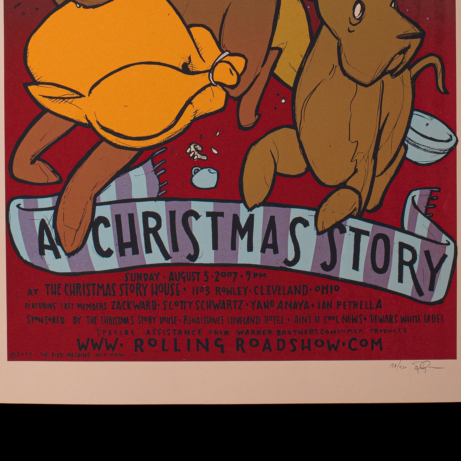 Decorative Screenprint Poster, American, Paper Stock, Print, Artist Signed, 2007 photo 985.0