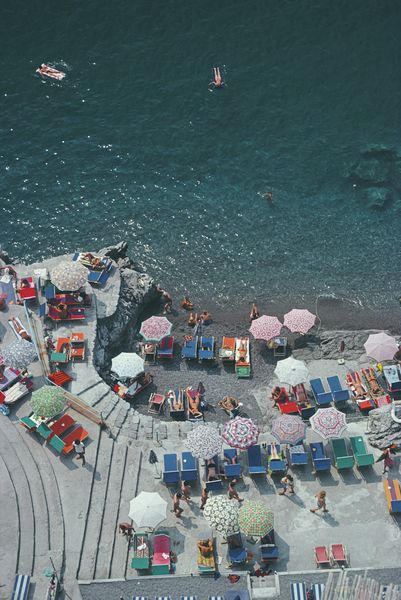 ' Positano Beach ' By Slim Aarons Oversized C Type