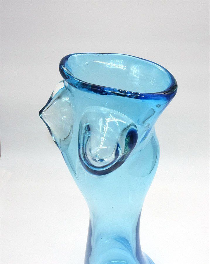 photo for sale Murano Vase In The Shape Of A Woman By Stefano Toso, 1970s