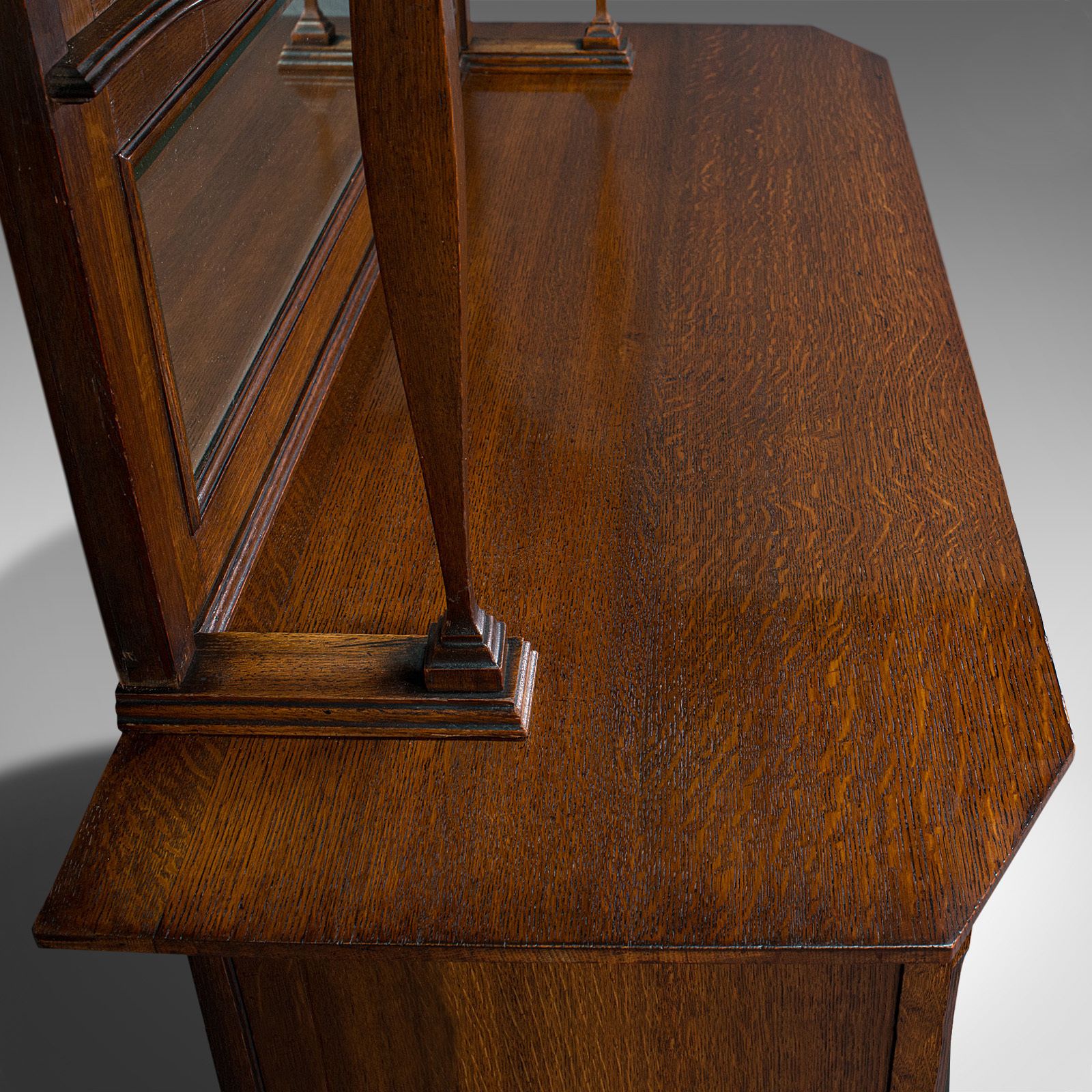 Large Antique Sideboard, English, Oak, Dresser, Liberty & Co photo vintage