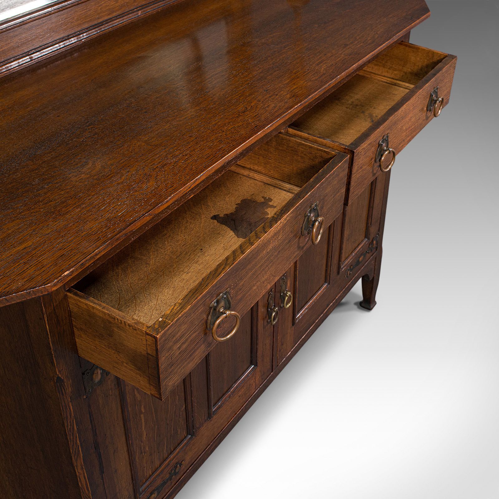 photo for sale Large Antique Sideboard, English, Oak, Dresser, Liberty & Co