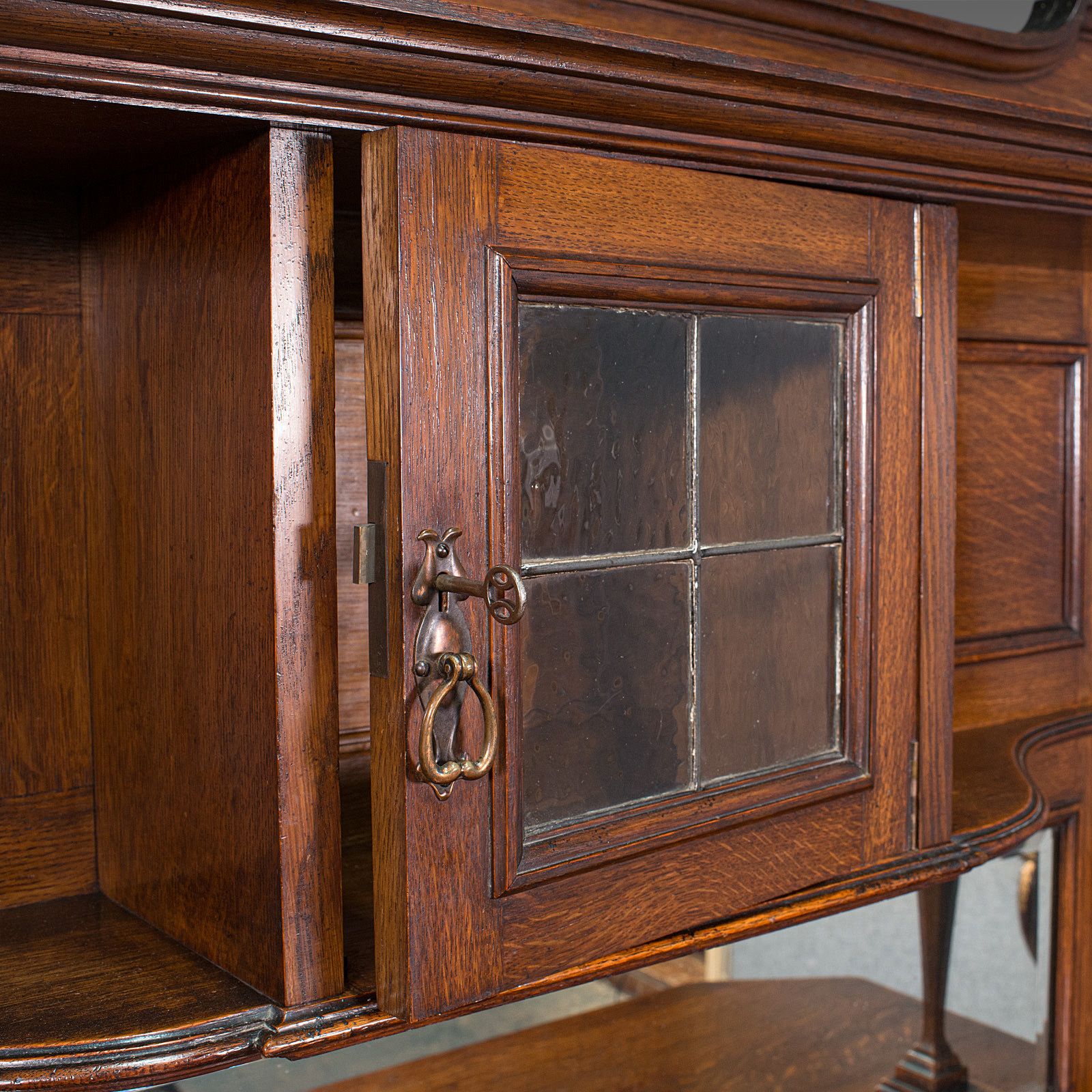2500.0 Large Antique Sideboard, English, Oak, Dresser, Liberty & Co photo
