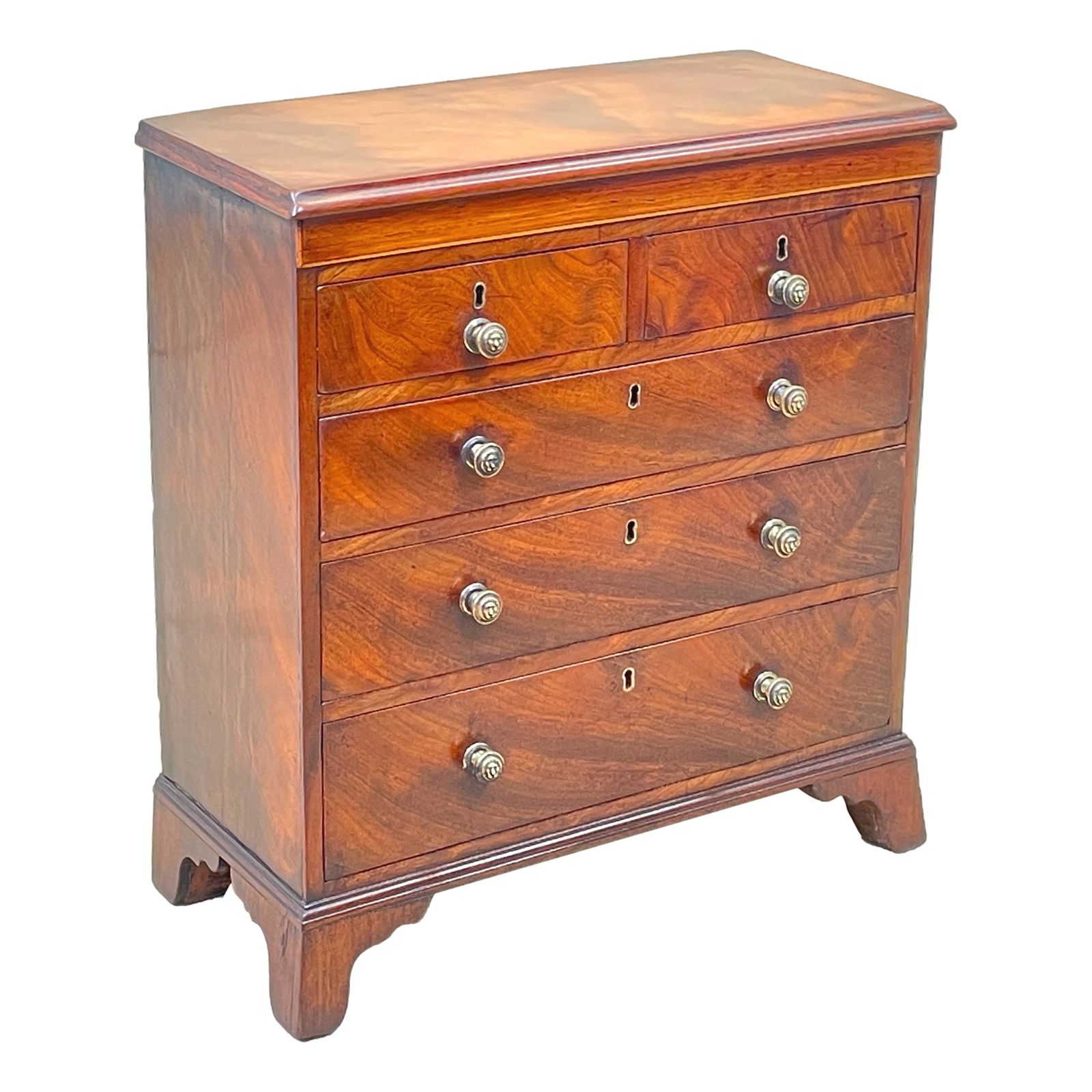 Georgian Mahogany Miniature Chest (England, Circa 1800) photo 2995.0