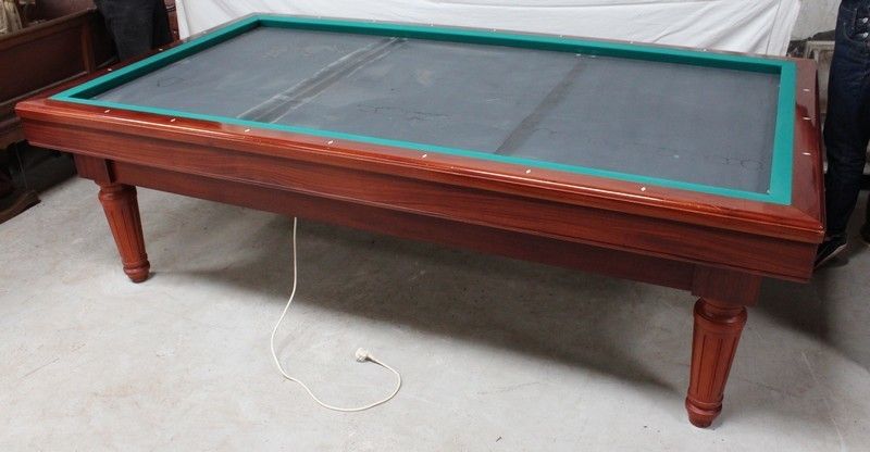 French Billiard Table "Toulet" In Mahogany, Louis XVI Taste Mid 20th Century photo furniture