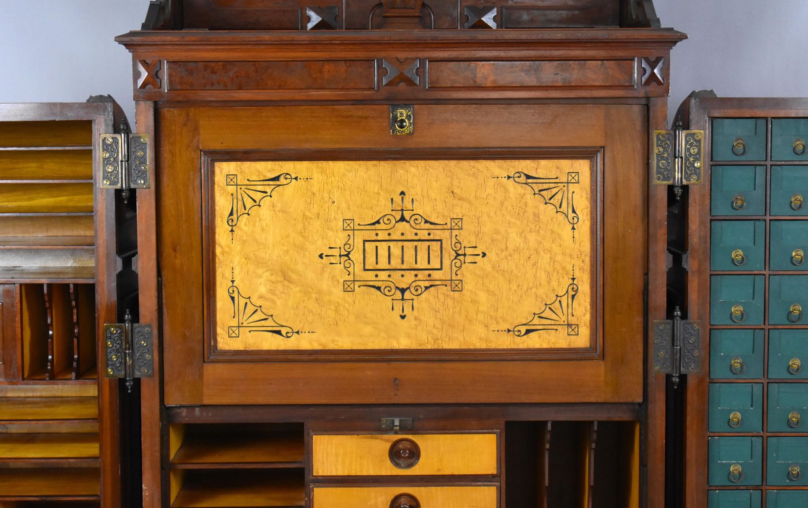19th Century American Walnut "Wells Fargo" Desk By Wooton Desk. Co photo buy