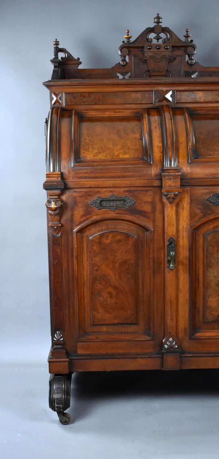 photo vintage 19th Century American Walnut "Wells Fargo" Desk By Wooton Desk. Co