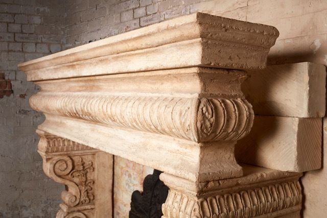 An Impressive 19th Century Italian Stone Surround photo furniture