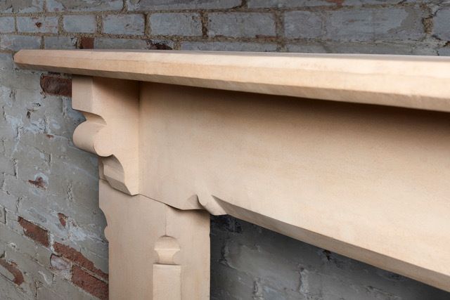 Original Victorian Stone Surround. One Of A Pair. Price Is Per Fireplace. photo Home Fixtures