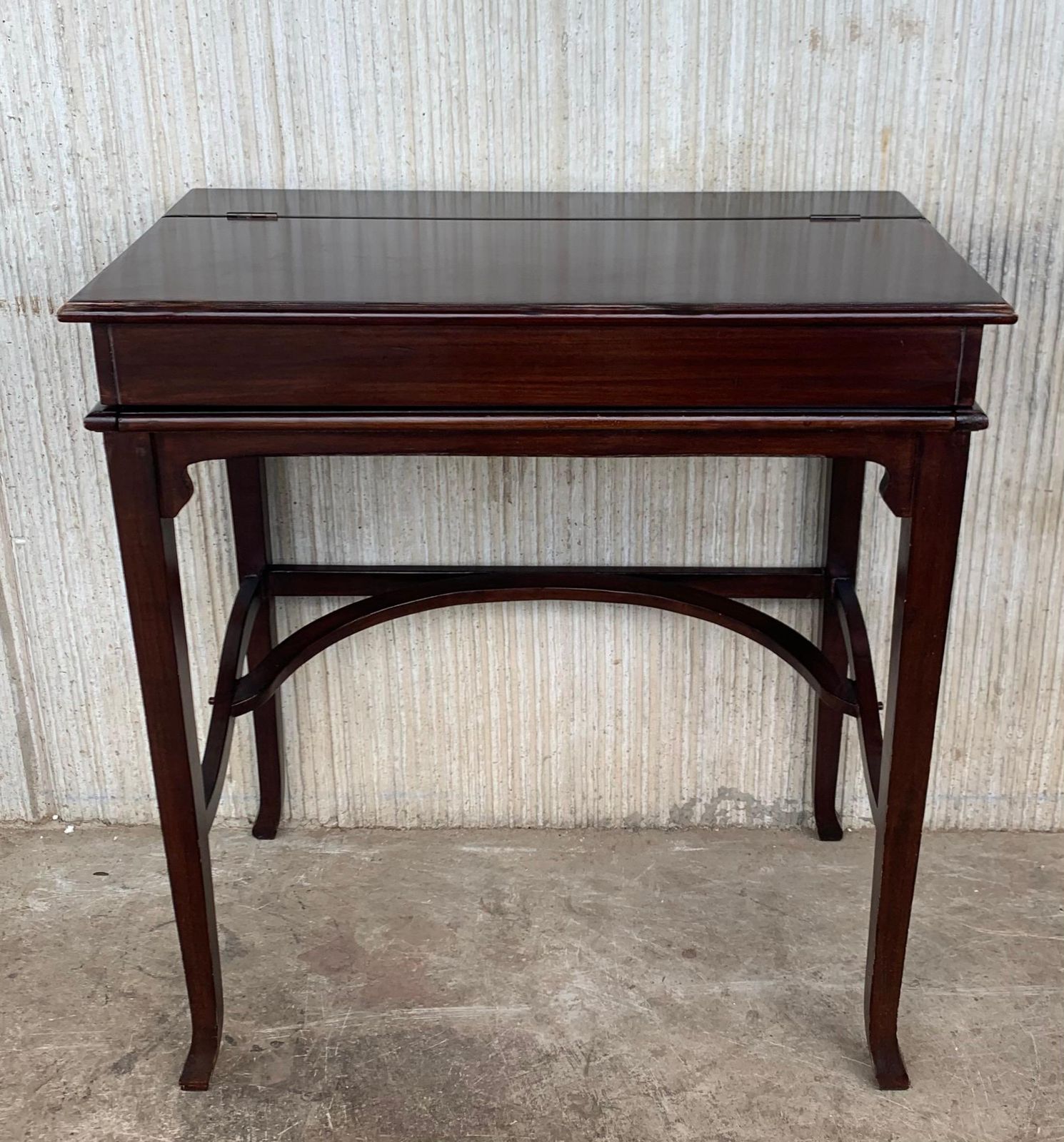 Late 19th Bureau Antique Cartonnier Sliding Top For Hidden Storage photo Furniture
