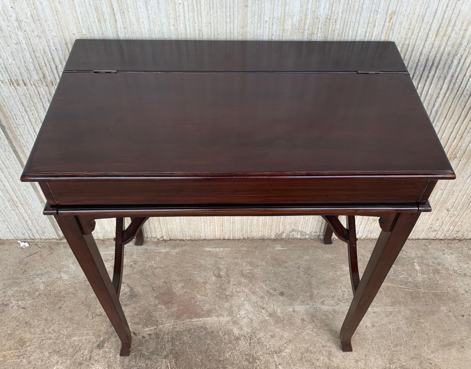 Cartonnier d'époque fin XIXe siècle à plateau coulissant et rangement dissimulé photo buy