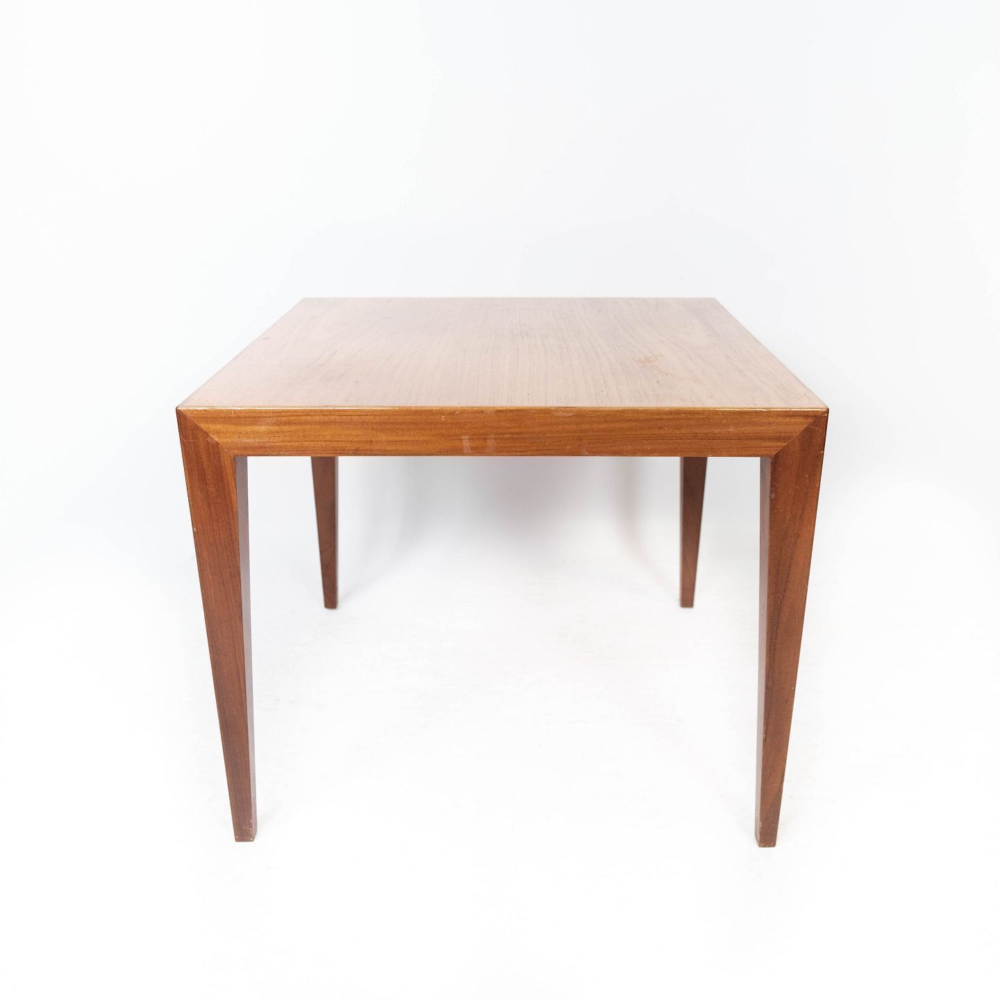 Side Table In Teak Of Danish Design Manufactured By Haslev Møbelfabrik In The 1960s.