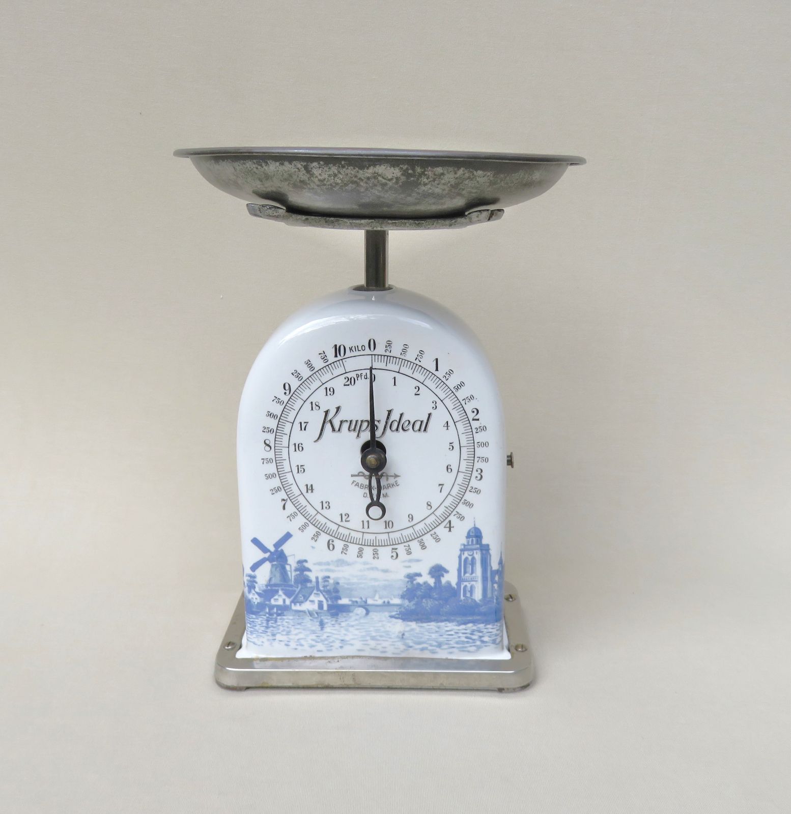 Antique Ceramic Kitchen Scales From Krups photo furniture