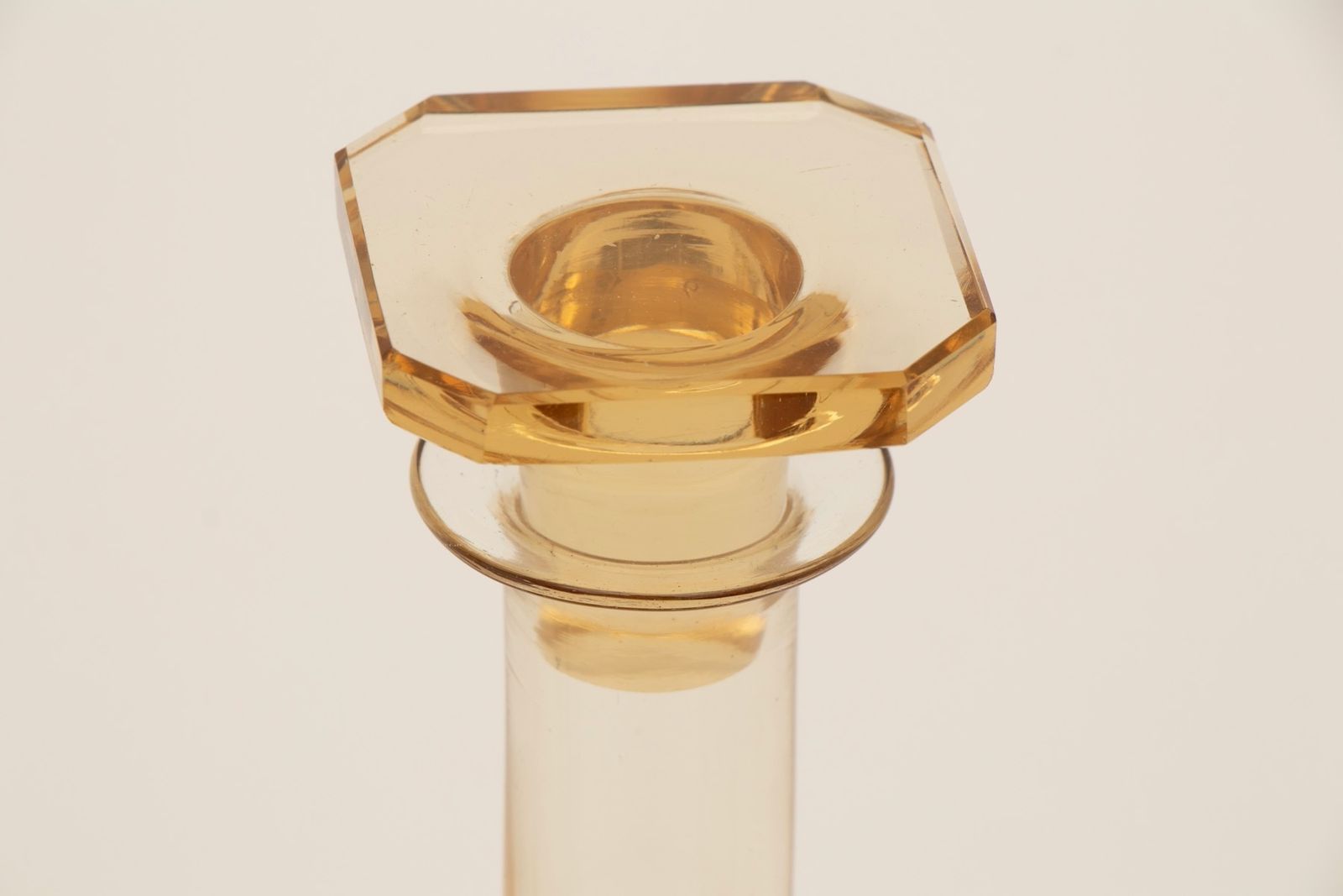 photo furniture French Art Deco Daum Amber Crystal Whisky Decanter & Water Jug C.1930