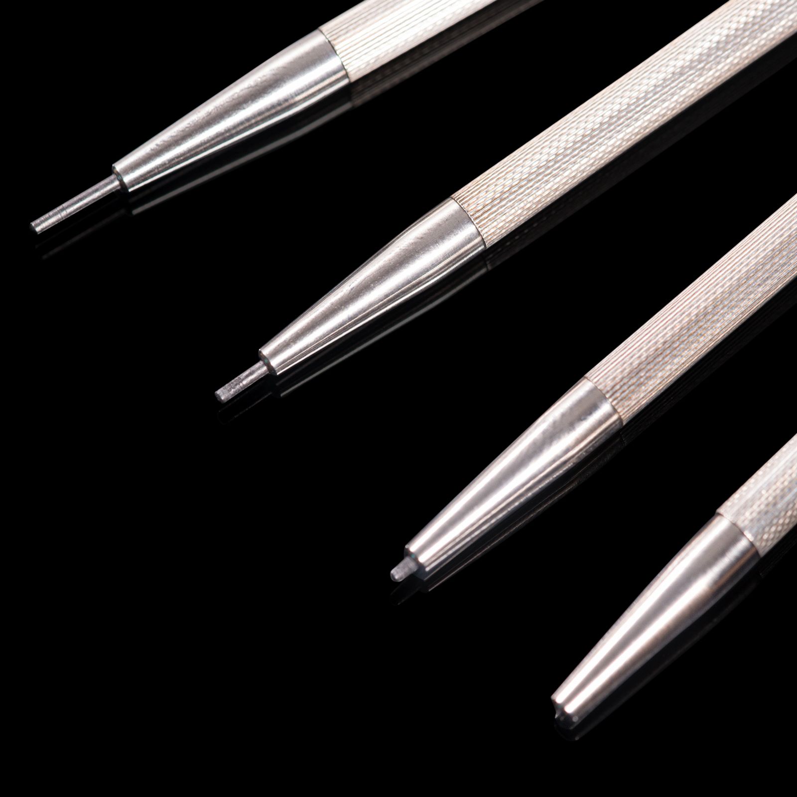 Vintage Set Of Bridge Pencils, English, Sterling Silver, Games 