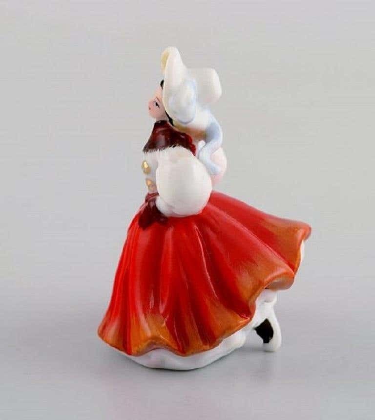 Two Royal Doulton Porcelain Figurines, Dancer And Judge, Buzfuz, Mid 20th C photo for sale